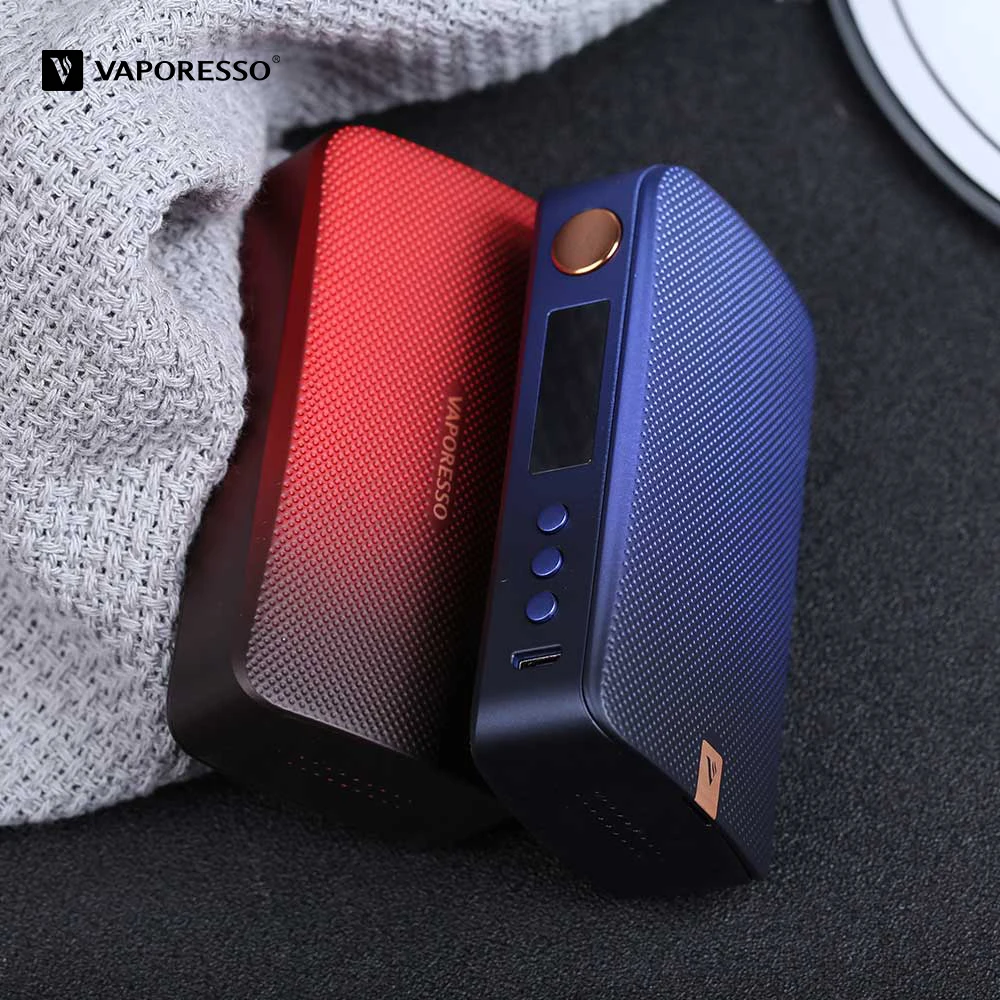 Оригинал 220 Вт Vaporesso роскошный мод Vape Box Mod power от Двойной 18650 батареи совместимы с 510