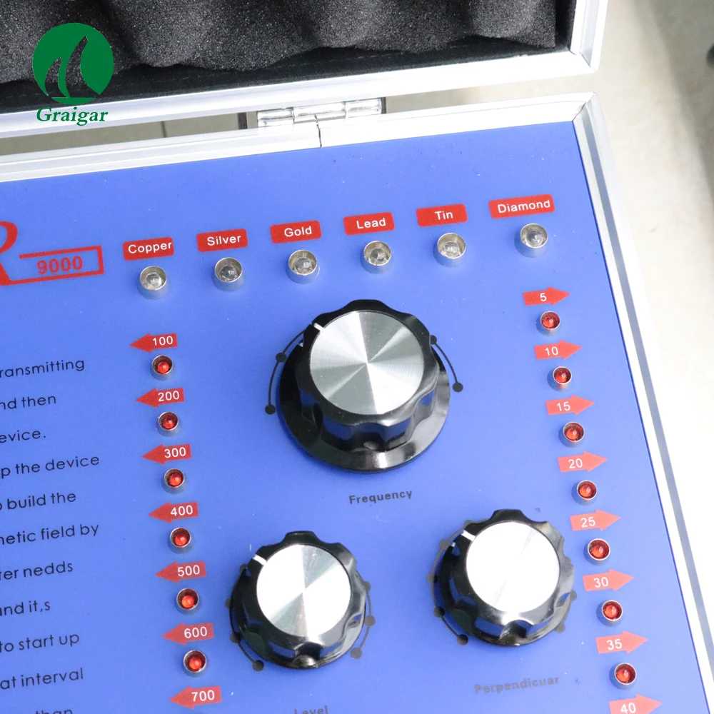 Металлоискатель VR9000 с большим радиусом действия алмазный детектор для золота