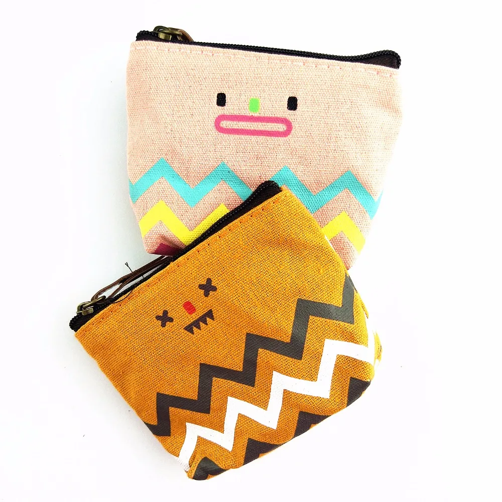 M196 Симпатичные женские кошельки полосатые ностальгия Прекрасный Улыбка нулевой