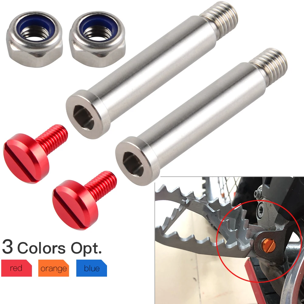 

Footrests Foot Pegs Rest Pedal Pin For Beta RR 125 150 250 300 350 390 400 430 450 480 498 520 525 2T 4T X Trainer Motard