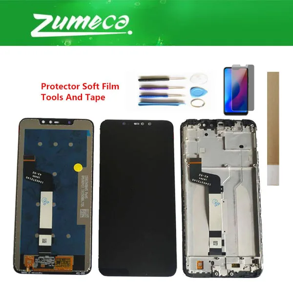 

6.2 Inch For Xiaomi Redmi Note 6 Pro Redmi Note6 pro LCD Display+Touch Screen Digitizer with frame Black White Color With Kits