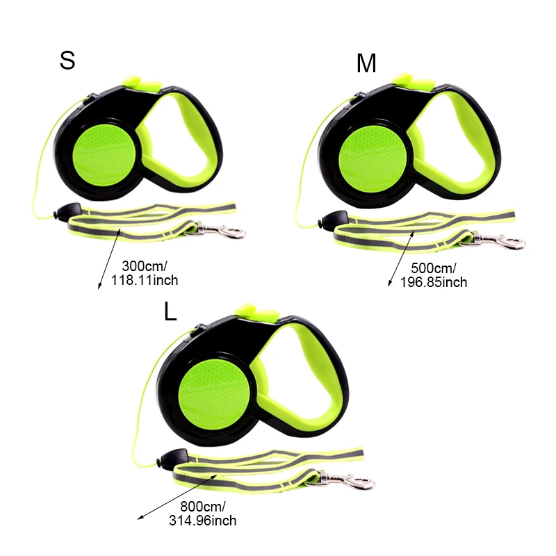 Выдвижной собачий поводок 3 м/5 м/8 м | Дом и сад