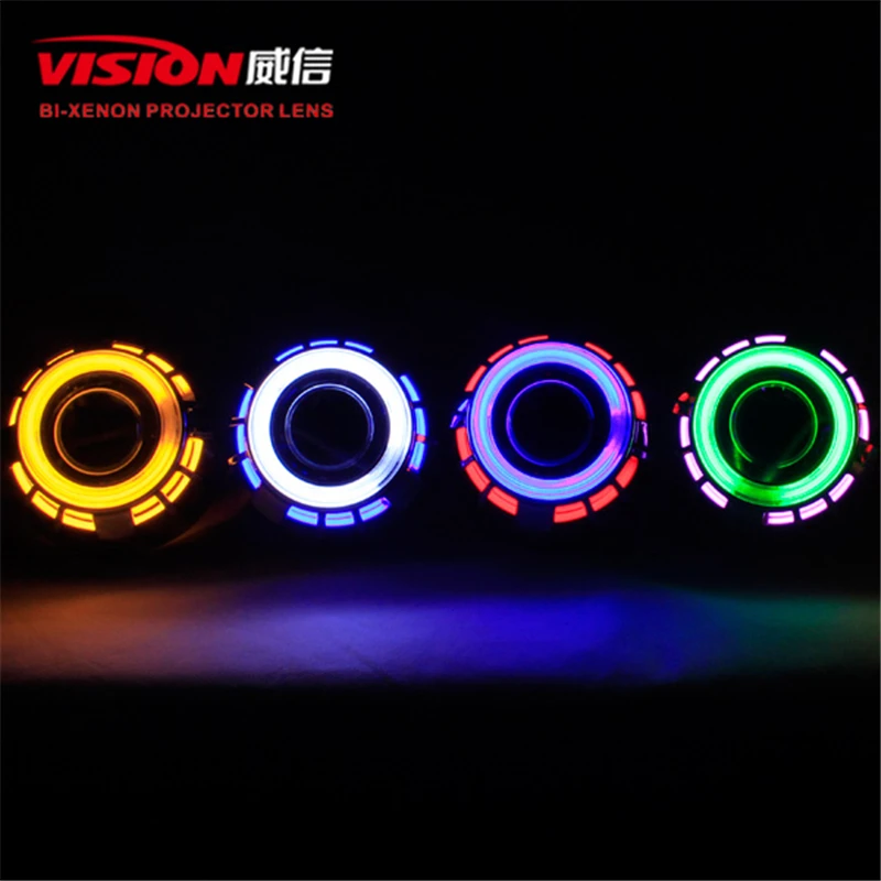 Бесплатная доставка IPHCAR автомобильный Стайлинг красные ангельские глазки