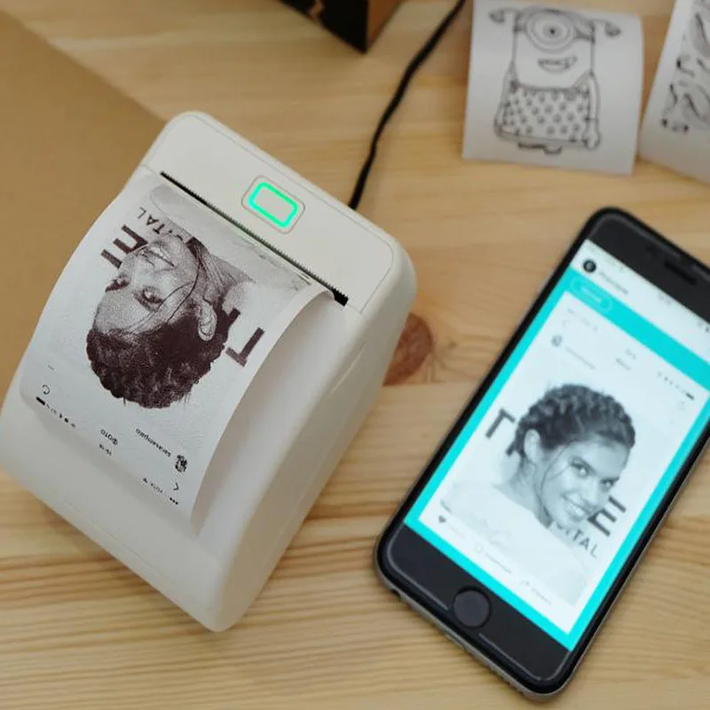 Memobird принтеры G1 термочековые фотопринтеры Wi Fi беспроводной пульт дистанционного