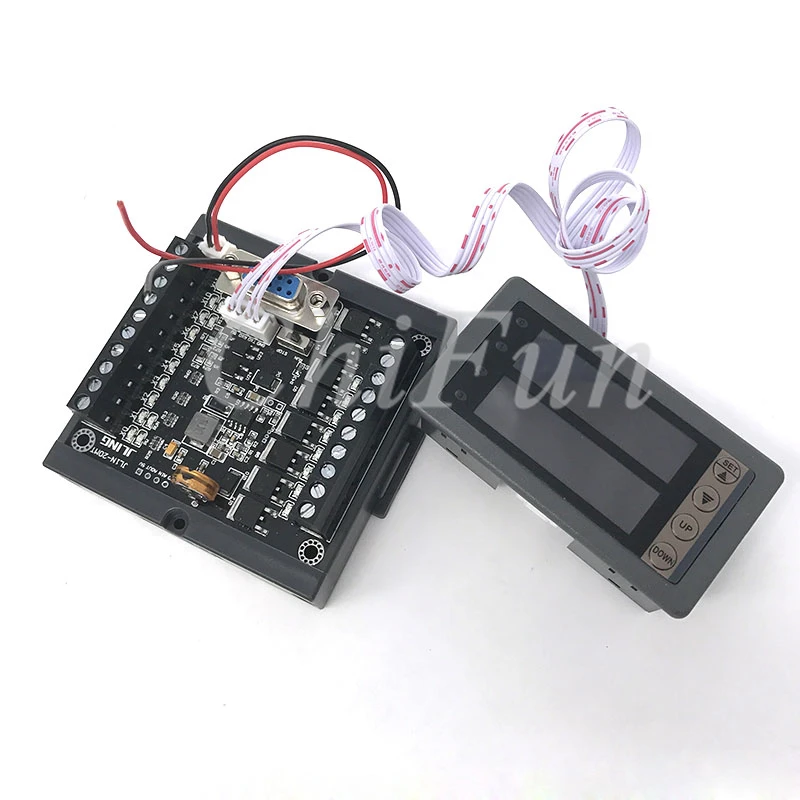 PLC FX1N 20MT + Корпус рельсового типа установка планки отображения с тем же