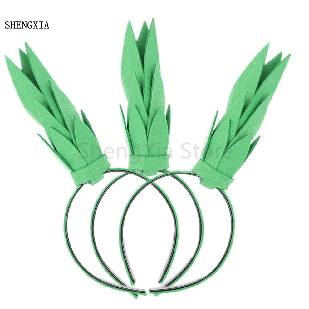 New holiday party headband headdress Halloween Irish St. Patrick Day green pineapple adult child |