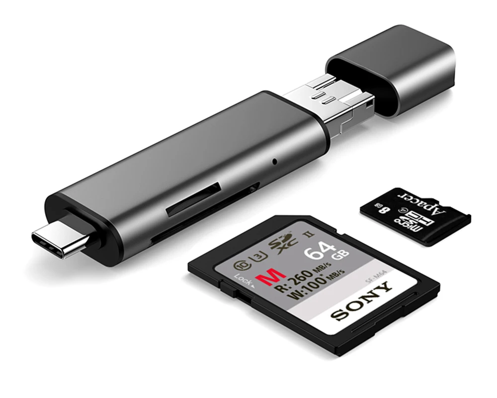 Кардридер SD micro sd TF карта USB SD адаптер TF карта OTG адаптер Многофункциональный кардридер смарт-карта памяти USB кардридер