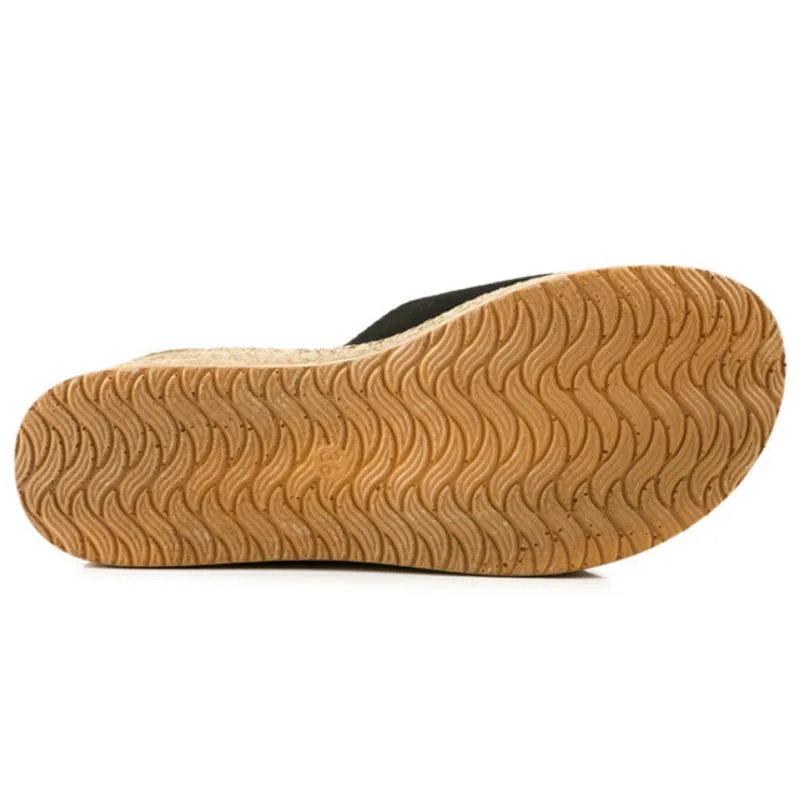 Женские шлепанцы с открытым носком VTOTA летние на платформе женская обувь Тапочки