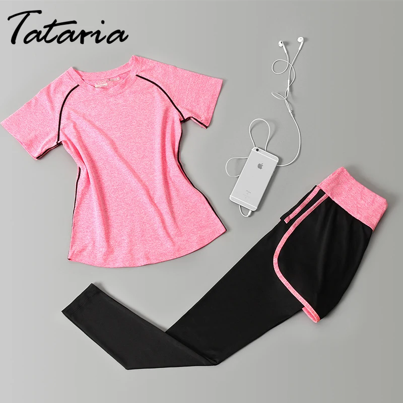 Женский спортивный костюм Tataria из 2 предметов спортивная одежда для фитнеса