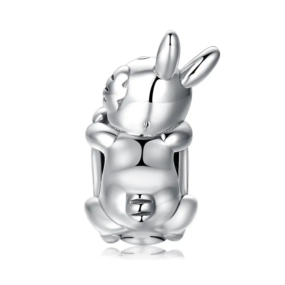 JewelryPalace 925 пробы серебро Пасхальный день яйцо кролик Шарм Бусины Fit Браслеты Лидер продаж для женщин DIY ювелирные изделия