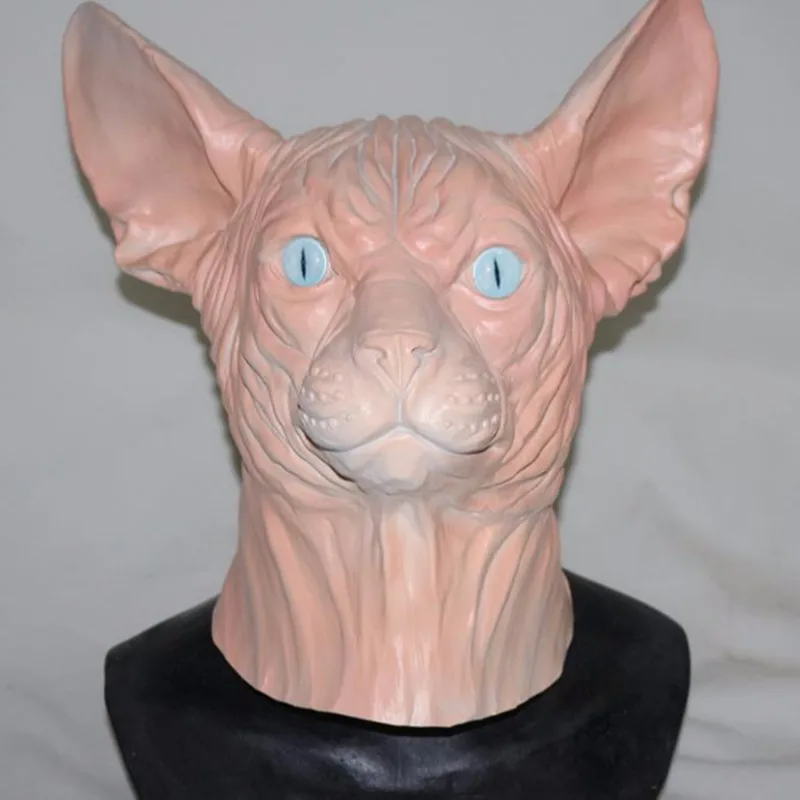 Маска для косплея на Хэллоуин 100% натуральный латекс|Маски вечеринки| |