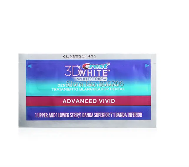 10 Сумки 20 полоски crest whitestrips 3D Расширенный яркие Luxe Гламурная отбеливающие для