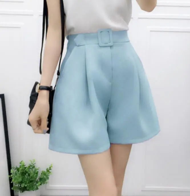 girls clothes Г. Подростковые шорты для больших девочек Популярные штаны шифоновые однотонные школьные детские брюки с бантом одежда для девочек, костюм Джемпер JW3707 - Цвет: girls clothes