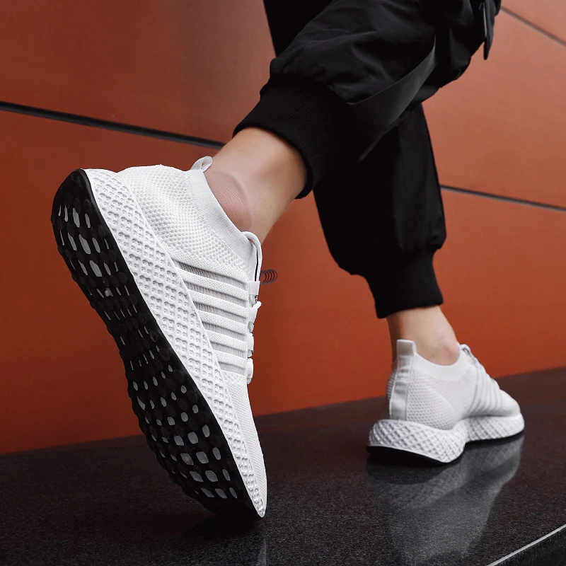 Men Running Shoes Breathable Outdoor Sports Lightweight Sneakers for mens Comfortable Athletic Training Footwear 2019 new | Обувь