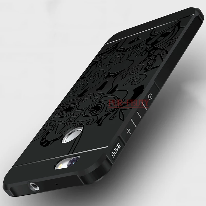 Роскошные 3D Защитный Мягкий силиконовый чехол для телефона для huawei Nova Can L11 L12 L13 чехол КРЫШКА ДЛЯ huawei Can-L11 Cannes-L12 Cannes-L13