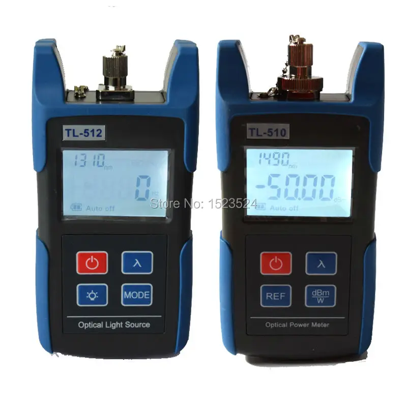 FTTH Оптический мультиметр TL510C оптический измеритель мощности + TL512 1310/1550nm источник