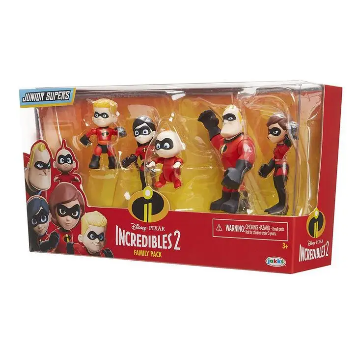 5 шт./лот супер человек Dash Parr Jack Elastigirl ПВХ фигурка модель игрушки 4-10 см | Игрушки и