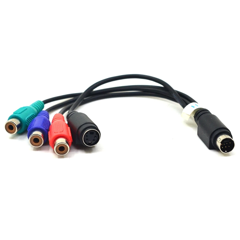 20 см 0 2 м 7Pin S Video to Female RGB/3RCA и 4pin компонентный кабель Adaoter для ПК DVD HDTV|Компьютерные
