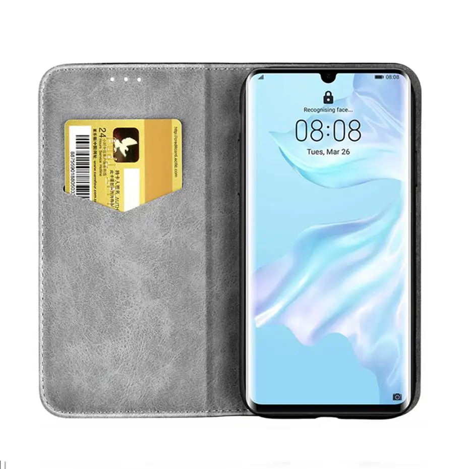 Чехол книжка из искусственной кожи для Huawei P20 P30 Mate 20 Lite Pro P smart Pllus Y6 Y9 Y5 2018 2019 Nova