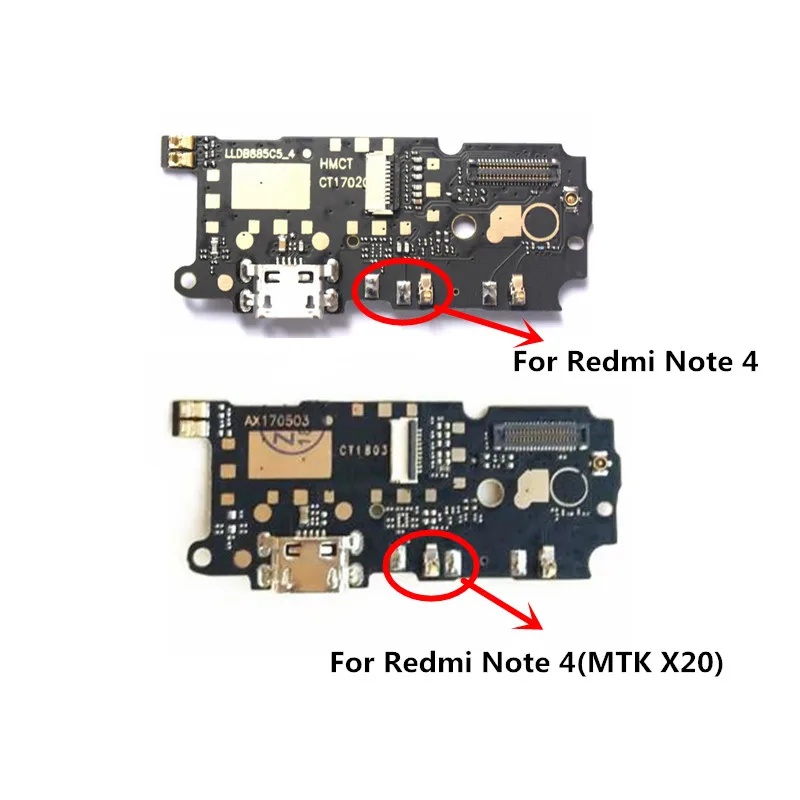 Для Xiaomi Redmi Note 4 4X USB зарядное устройство порт для зарядки ленточный Micro док-разъем