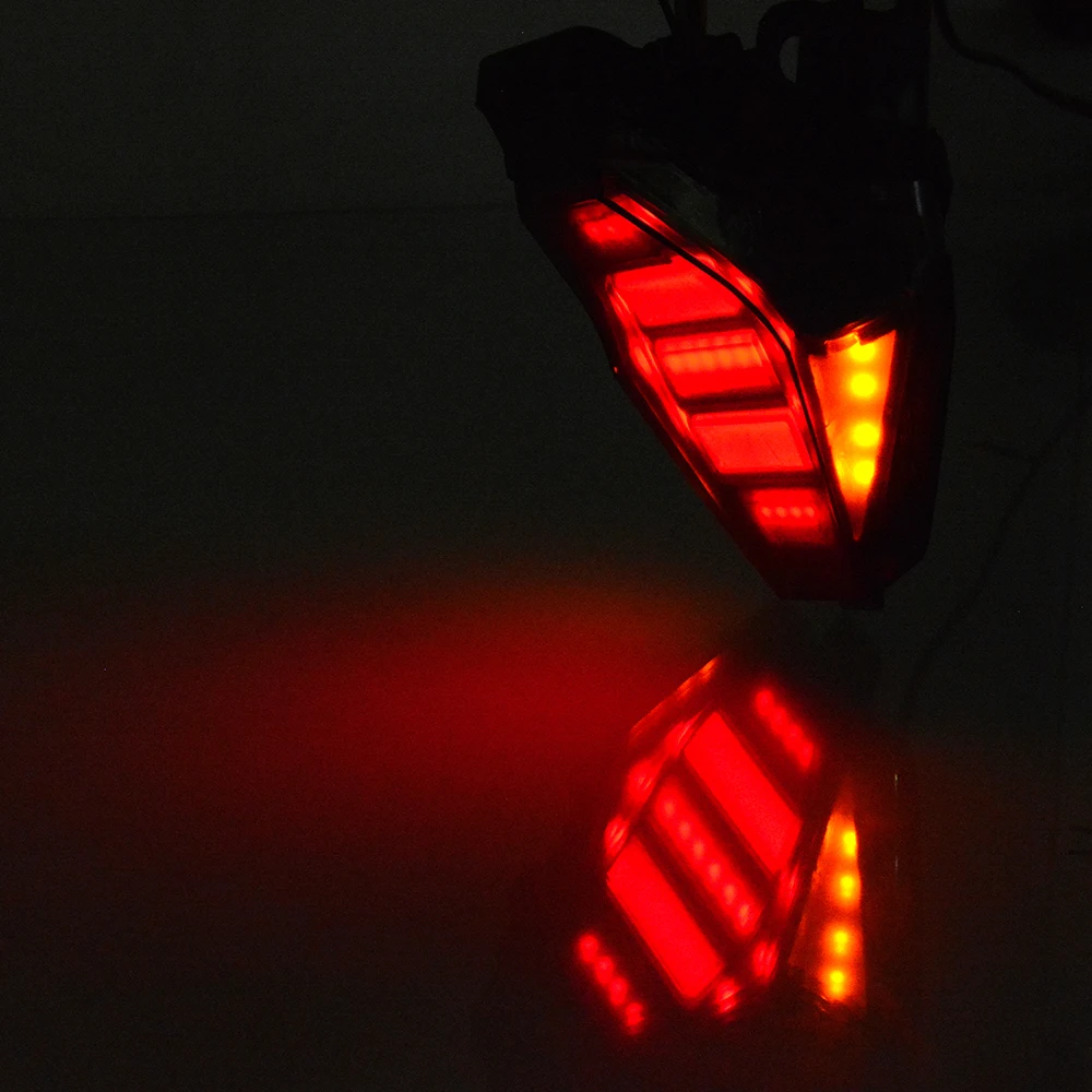 

For Yamaha r25 r3 mt07 2013 2014 2015 2016 motorcycles Tail Rear Light Red LED Rear Lamp motocross moto Turn Signals accessories