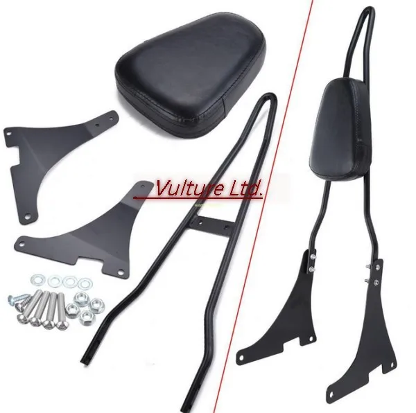 Задняя спинка для мотоцикла черная шина Harley Davidson XL883C R XL1200R C XL1200S XLH883|sissy bar harley