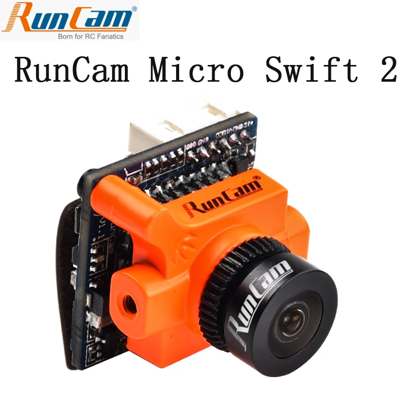 RunCam Micro Swift 2 600TVL PAL/NTSC 2.1mm/2.3mm Lens FOV 160/145 Degree 1/3'' CCD FPV Camera with Built-in OSD | Игрушки и
