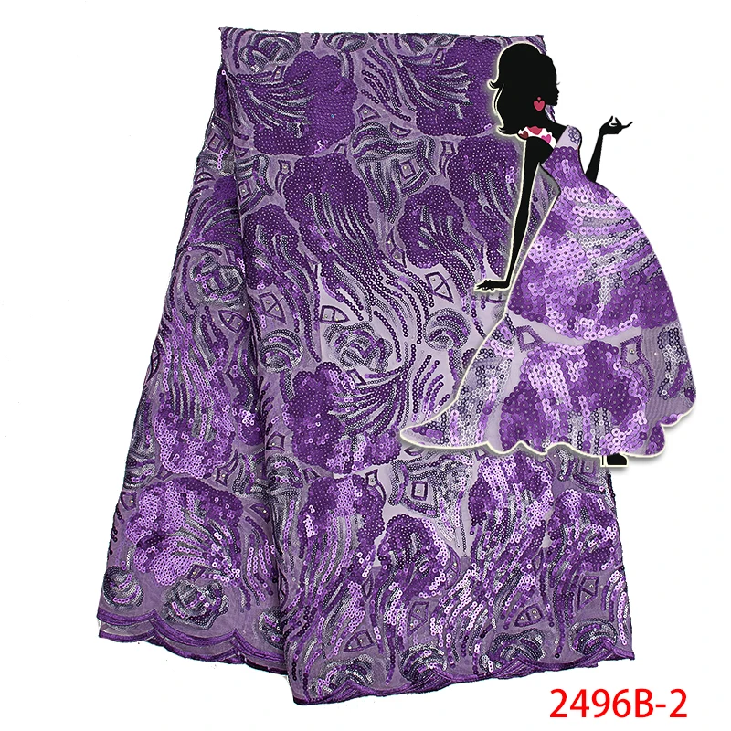 Африканская кружевная ткань 2019 высококачественные Блестки Чистая вышитая тюль