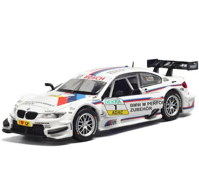 Моделирование Diecasts игрушка автомобиль Стайлинг M3 DTM гоночный 1:32 Литой Назад в