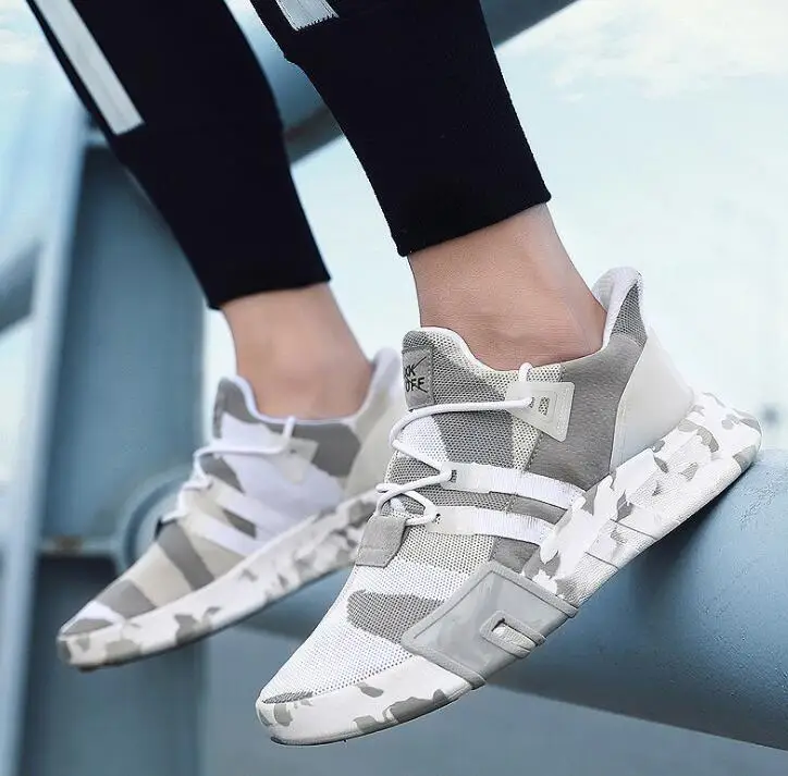 Мужская обувь zapatillas blancas hombre белые спортивные воздухопроницаемые кроссовки для