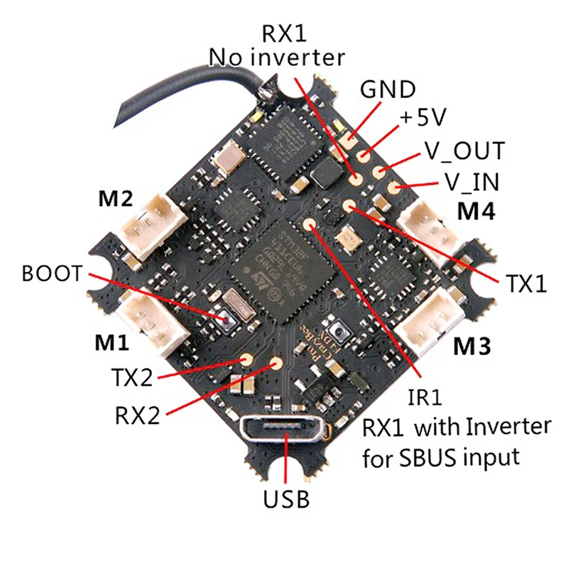 Полный комплект DIY Mobula 7 V3 FPV Drone Combo Crazybee F4 PRO Watch рамка SE0802 мотор турбо Eos2 камера VTX