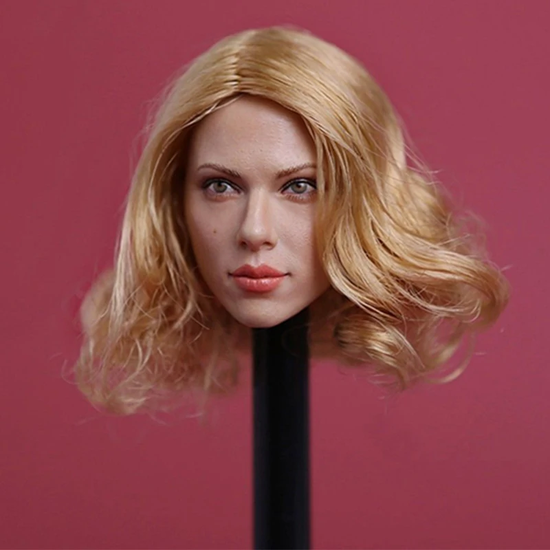 Коллекция 1/6 года scarlett Johansson короткие светлые волосы голова девушки-девушки для