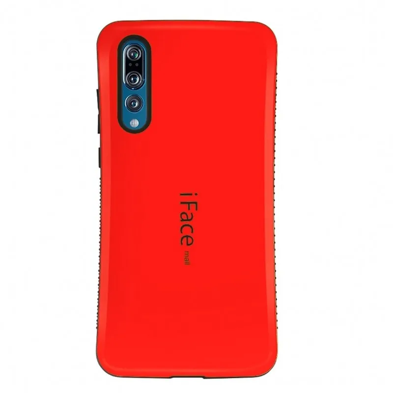 Красный Противоударный чехол для huawei P30 Pro Lite чехол Iface Mall полная Защита силиконовый Противоскользящий чехол для huawei P20 Pro Lite чехол - Цвет: Красный