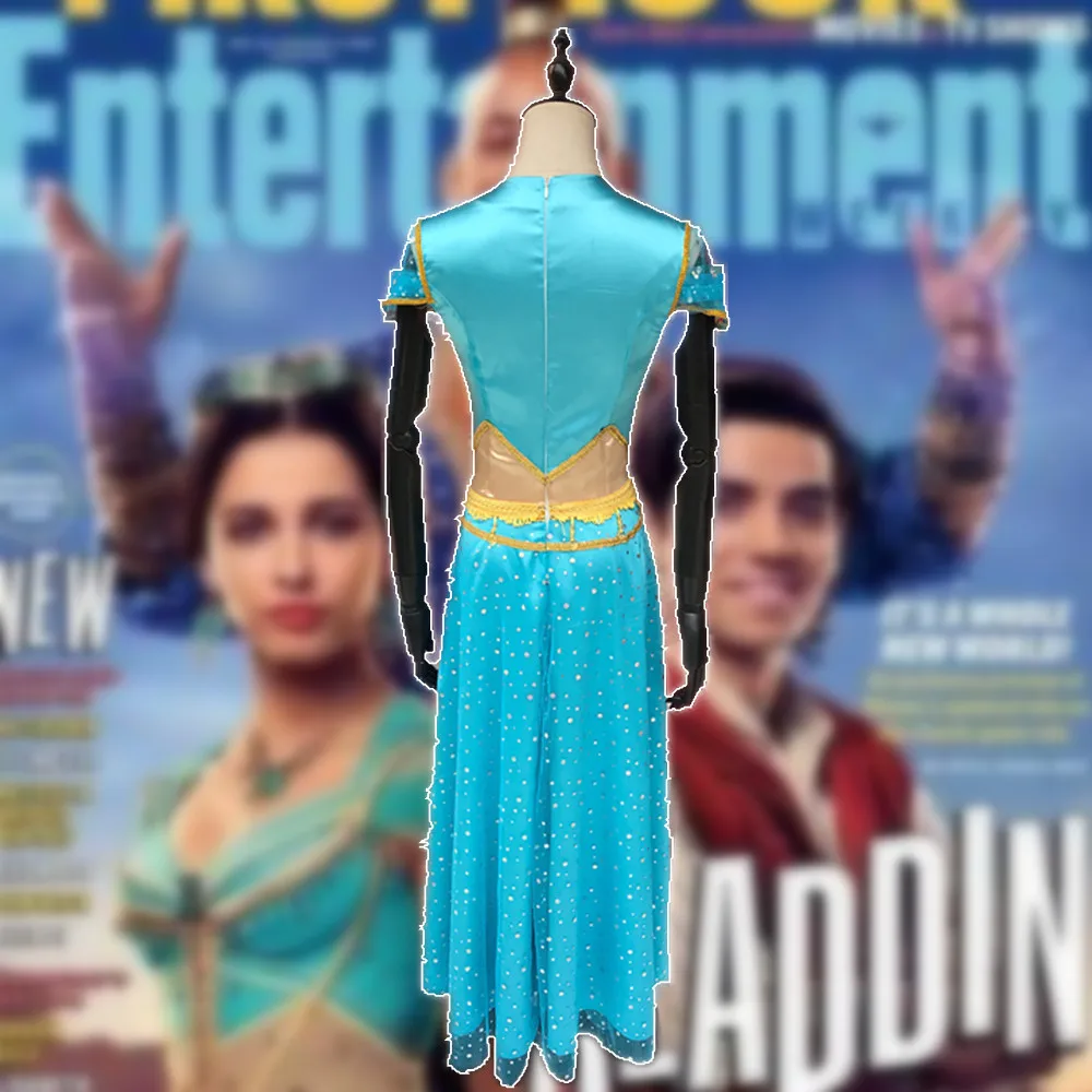 Костюм для косплея из фильма Аладдин жасмин Детские платья взрослых одежда сцены