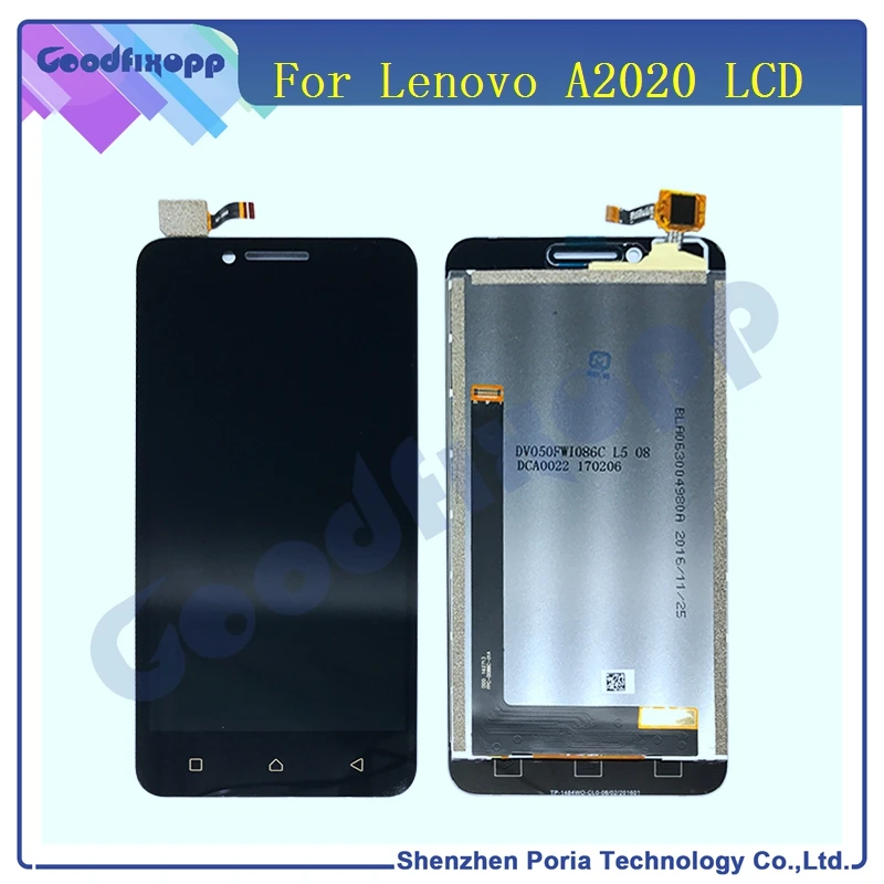 Оригинальный ЖК дисплей для Lenovo A2020 с сенсорным экраном дигитайзер в сборе