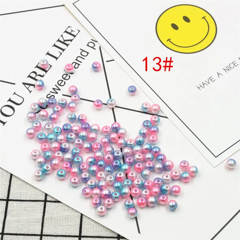 

Wholesale 4/6/8/10mm Phantom ABS Acrylic Round Pearl Beads Loose Pearl Beads for Necklace Bracelet DIY Jewelry Making #10