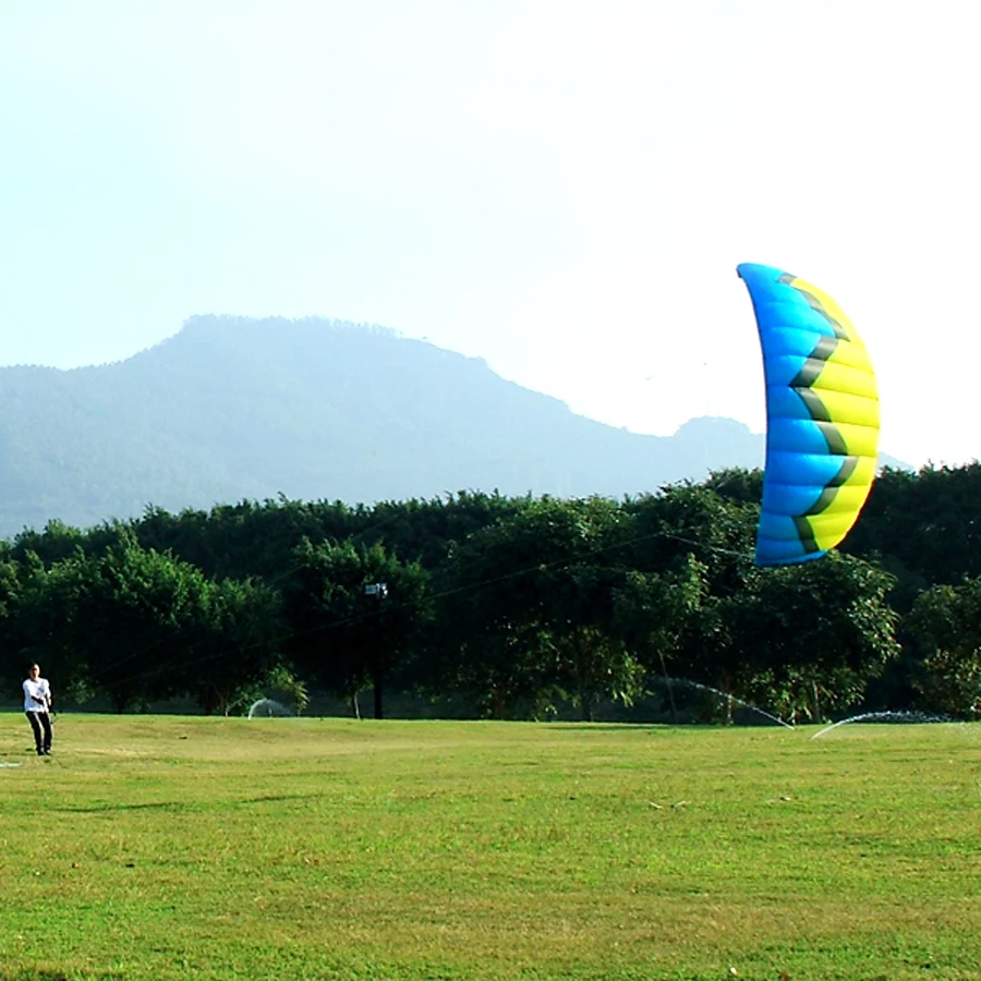 Большой Мощный воздушный змей 4 линейный парашютный для занятий спортом на