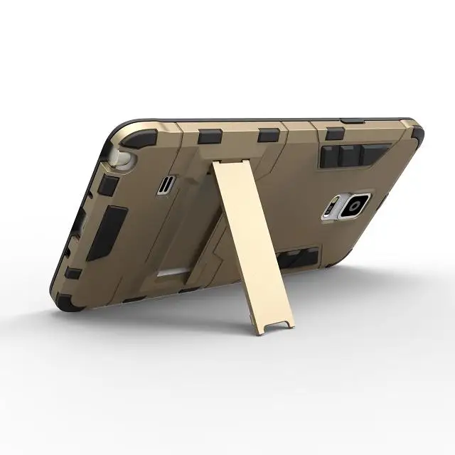Для Samsung Galaxy Note 4 Fundas Case Hybrid Dual Heavy Duty 3D броня Стенд Случаи Обложка N9100 Coque $|case hybrid|case