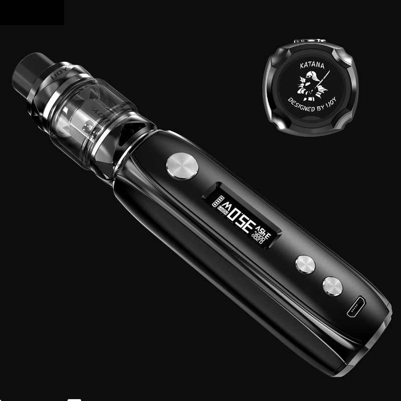 Оригинал iJOY Катана комплект UNI коробка мод Vape 3000 мАч батарея с SUBOHM танк