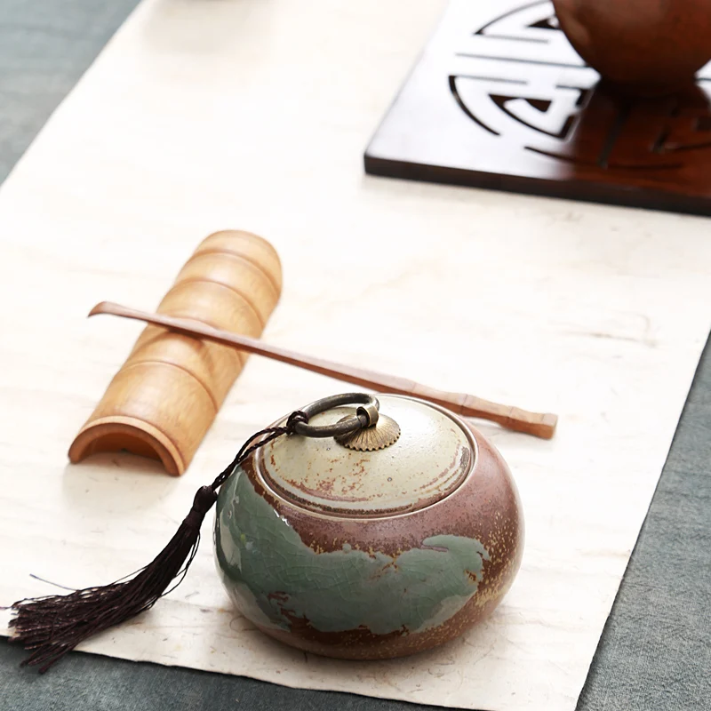 С трещинами узор керамики емкости для хранения специй кухонная бутылка банок