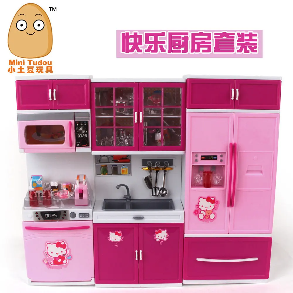 Прямая доставка hello kitty ролевые игры игрушечная посуда наборы детские игрушечные