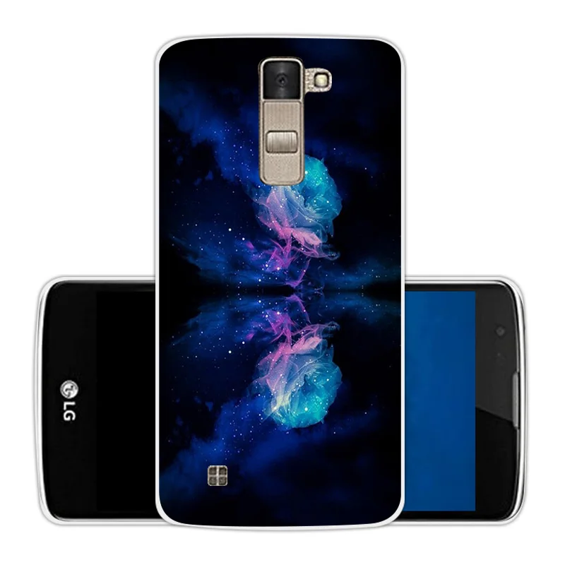 Capa For Funda LG K8 Phone Cases for Lte K350 K350E K350N 5.0&quot K 8 Blue Case Soft Silicone Back Cover TPU |
