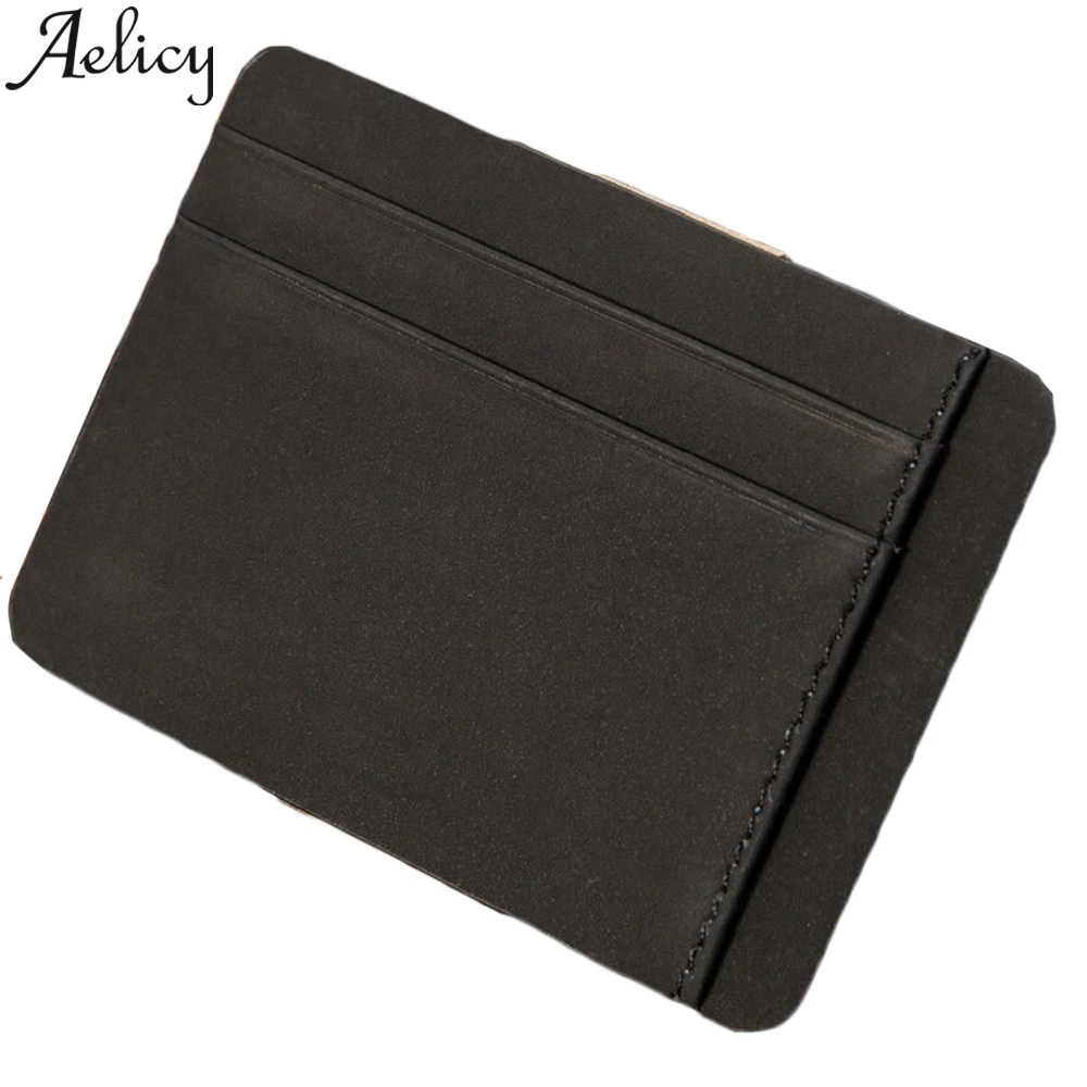 Aelicy 2019 модный мужской женский двойной деловой кожаный на молнии короткий кошелек