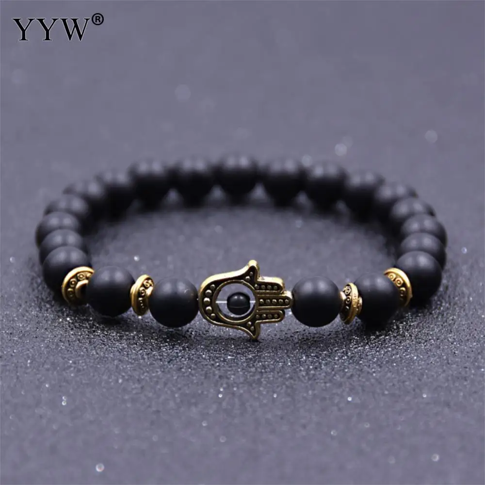 YYW Pulseira Masculina браслет Хамса Бусы Браслеты для женщин мужчин ювелирные изделия