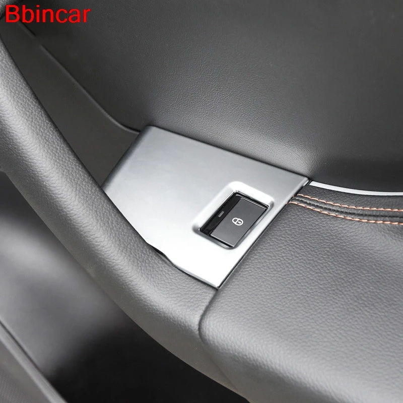 

Матовый подлокотник Bbincar из АБС-пластика, крышка кнопки запоминания сиденья, отделка, 2 шт. для Jaguar F-Pace X761 2016 2017, левый руль
