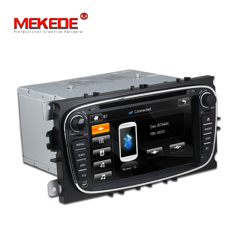 Бесплатная доставка 2Din 7 дюймов Автомобильный DVD для FORD FOCUS 2 MONDEO S-MAX 2008-2011 с радио GPS