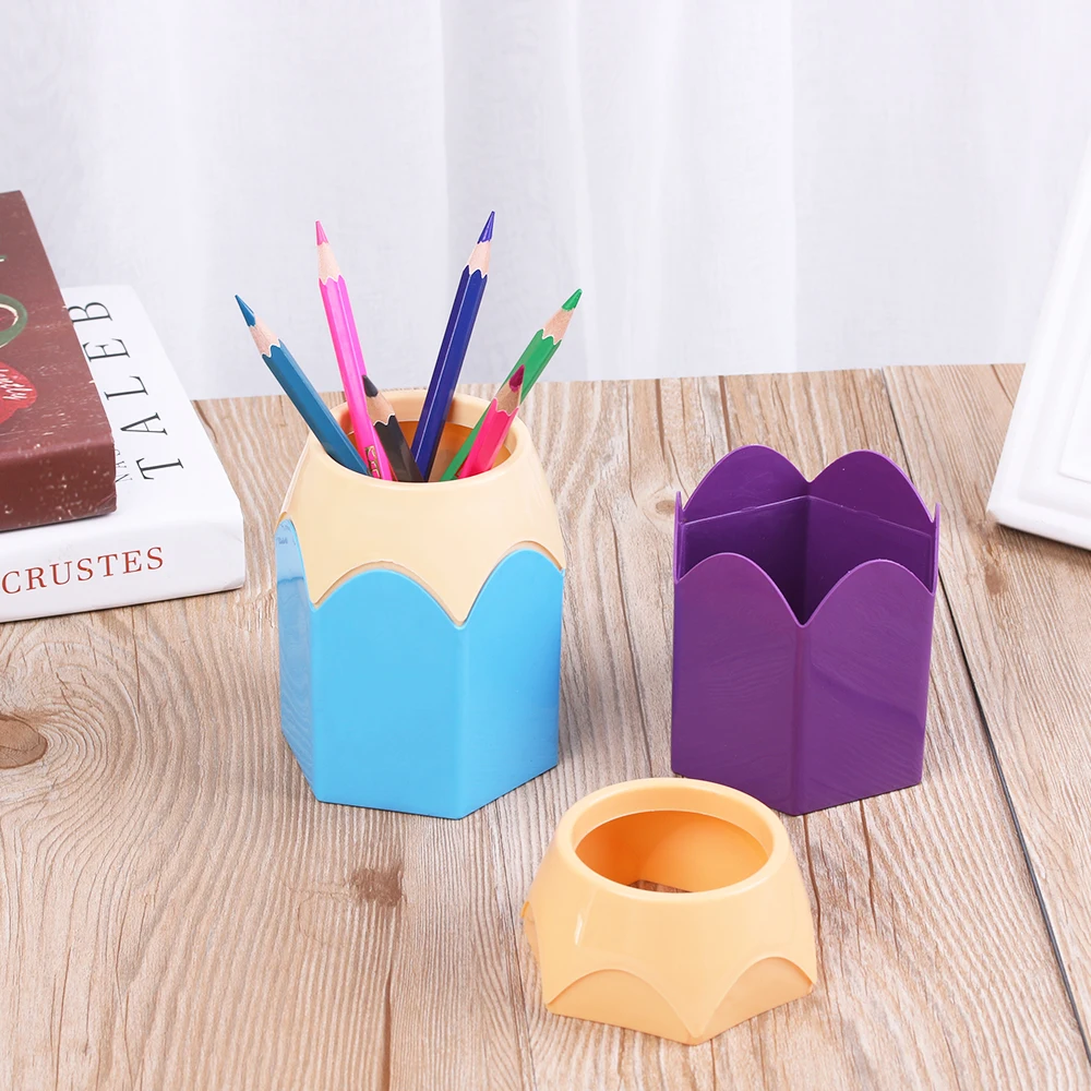 1 шт. креативный мини карандаш держатель для горшков чехол хранения ручек