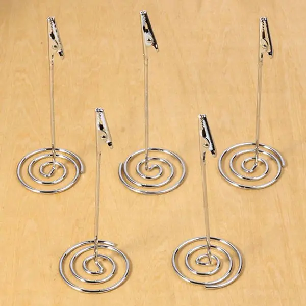 10 шт. держатель для карт фотографий стола серебристый|Скребки| |