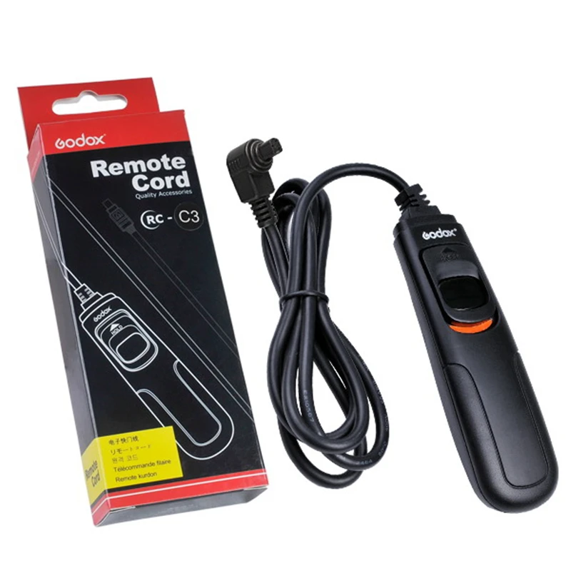 Кабель дистанционного управления затвором GODOX RC C1/C3/N1/N3/S1 для Nikon Sony Samsung Pentax Panasonic