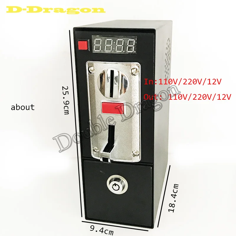 DG600F Multi CoinTtimer Box для аркадных торговых автоматов|coin timer box|multi coincoin |